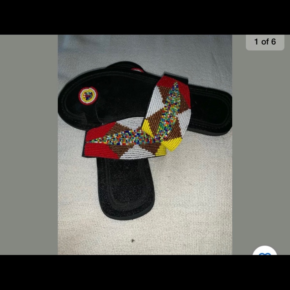 Handmade African Slippers - Picture 4 of 8